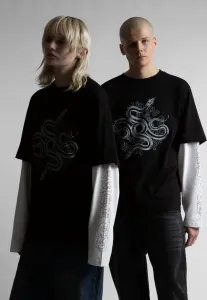 Футболка унисекс с длинными рукавами scaled age Wasted Paris, Black/White