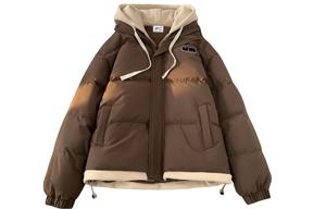 WARRIOR Пуховик Huichao Riding The Wind Collection унисекс, Coffee