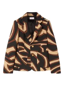 Пиджак с принтом Labirinto Pucci, черный