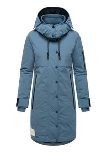 Зимнее пальто Marikoo, сине-серый