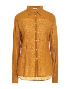 Рубашка Massimo Alba, горчичный