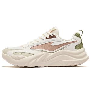 Erke Кроссовки Dominant 3.0 Anti-Slip Wear-Resistant Low-Top Casual Shoes Women's Beige Pink Green