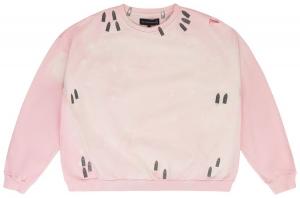 Свитшот с круглым вырезом Who Decides War Hardware, розовый