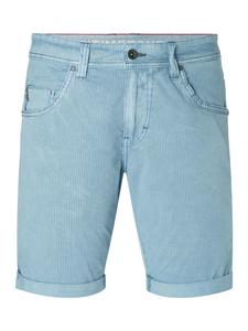 Полосатые шорты чинос с карманами синего цвета Timezone