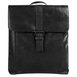 Городской рюкзак Spikes & Sparrow, натуральная кожа, черный