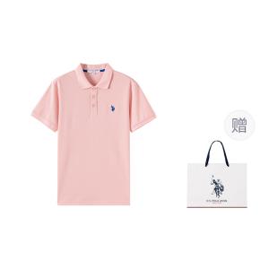 Мужские поло с коротким рукавом U.S. POLO ASSN., розовый