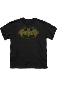 Футболка с логотипом Batman для детей Gildan, черный