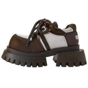 Повседневные однобортные туфли женские Wonderful couple, Vintage Brown