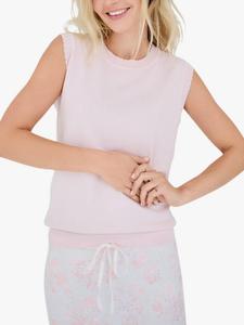 Топ Ulla с вязаным краем «ракушка» A-VIEW, Pale Rose