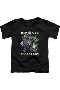Футболка с коротким рукавом DC Comics Original Gangsters для малышей Gildan, черный