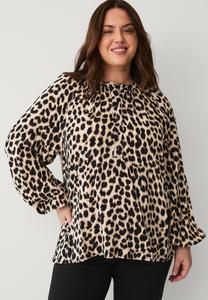 Рубашка BLUSE MIT BALLONÄRMELN Ellos Plus collection, мультиколор