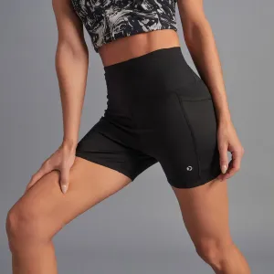 Базовые женские шорты для бега Boomerang, черный