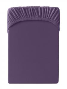 Cats Collection Простыня на резинке из высококачественного трикотажа, фиолетовая