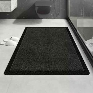 AOVOC Ковер для ванной 50х80+60х90 см из диатомита, грязеотталкивающий, впитывающий, нескользящий, быстросохнущий, Dragon Rock Bathroom Mat 01