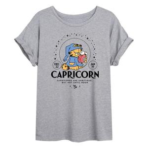 Детская оверсайз футболка Garfield Capricorn Licensed Character, серый
