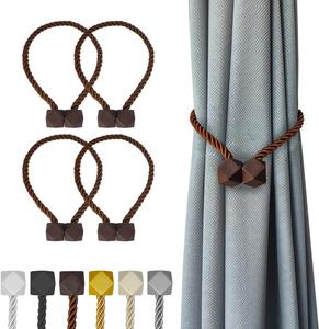 Магнитные подхваты для штор Tangda, темно-коричневый