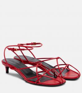 Лулу 35 кожаные босоножки на ремешке Khaite, Carmine