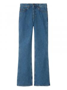 Джинсы Burberry с высокой посадкой, синий