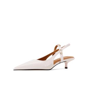 Shesrim Стройные каблуки на высоком каблуке для женщин экрю, цвет Ecru