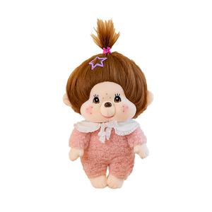 WELTSTON Плюшевая кукла Creamy Pink Brown Blue Pink, высота 25 см