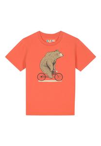 Футболка с принтом FAHRRADBÄR Watapparel, цвет fiesta