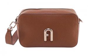 Furla Кожаная сумка через плечо малая женская коричневая