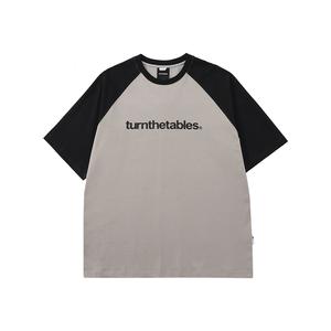 Футболка унисекс TURNTHETABLES, сине-розовая