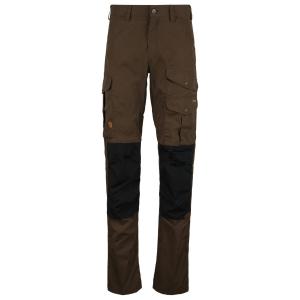 Трекинговые брюки Fjällräven Barents Pro Trousers, цвет Dark Olive/Black