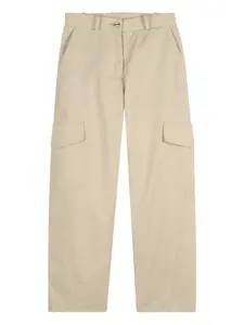 Брюки с накладными карманами Givenchy Kids, нейтральный