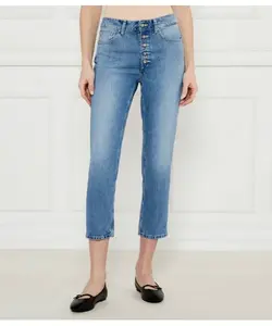 Джинсы Кунс Loose fit Dondup - Made In Italy, синий