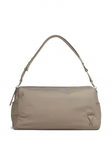 Сумка на плечо Marcel с логотипом Ami Paris, бежевый