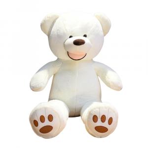 Плюшевая игрушка мишка большая плюшевая кукла медведь 100см/130см/160см/180см высота Click, белый