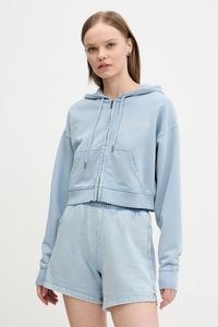 Хлопковая толстовка Guess Originals, синий