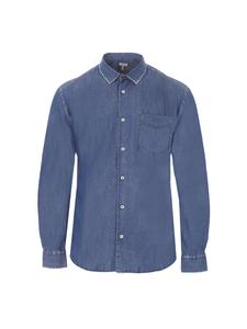Рубашка на пуговицах классического кроя Distretto12, Blue Denim