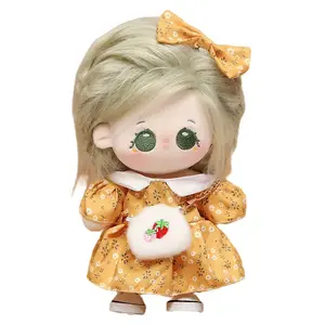 Мягкая игрушка мультяшная милая кукла Cotton Doll 20 см CHUNTUSHU, оранжевый