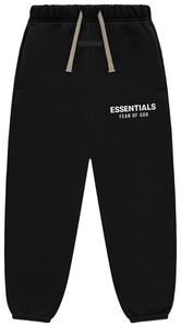 Детские флисовые спортивные штаны Fear of God Essentials, черные