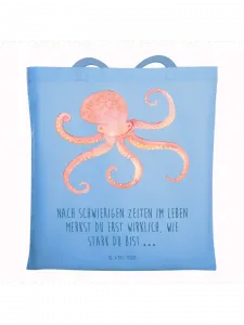 Сумка для переноски Mr & Mrs Panda Tintenfisch, небесно-синий
