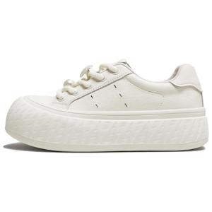 Дышащие женские скейтерские кеды Low top TATA, Ecru