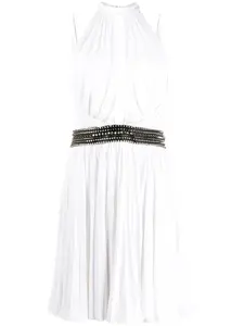 Платье мини с драпировкой Philipp Plein, белый