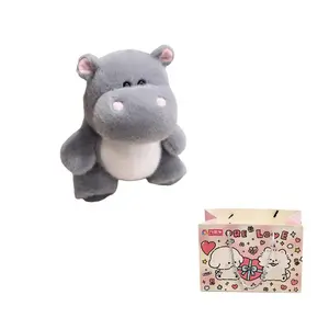 Милый плюшевый зверек гиппо мини олень кукла высота 23см/25см Ten Thousand Children's Music