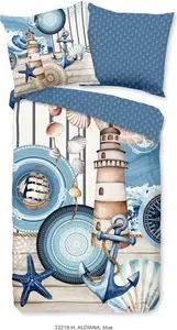 Пододеяльник HIP 155x220 + 1* 80x80 см - мандалы/морской Muller Textil