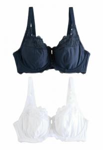 Бюстгальтер Next REGULAR FIT -NON PAD 2 PACK , Navy White/Blue