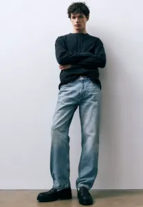 Джинсы прямого кроя Pull&Bear, Blue Denim