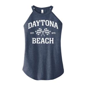 Майка с высоким воротником и графическим рисунком Daytona Beach для юниоров Licensed Character, синий