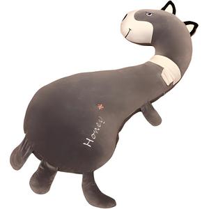 Мягкая и милая плюшевая игрушка динозавр высота 100cm/130cm/160cm GUAIGUAIXIONG, серый