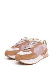 Кроссовки на шнуровке Pepe Jeans, коричневый