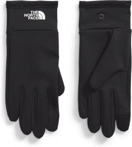 Перчатки Etip Liner от THE NORTH FACE | Совместимость с сенсорным экраном, согревающий кожух из флиса двойной вязки, манжеты на кнопках, Tnf Black