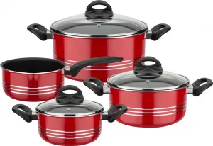 Набор посуды Milano Color из 4 предметов, красный Gsw