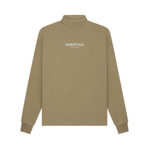 Топ Fear of God Essentials Relaxed Mockneck, Oak