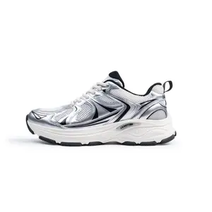 Lilbetter Амортизация, отскок, легкость, противоскользящие низкие кеды для бега унисекс черно-серебристые бело-графитовые серебристые, цвет Black-Silver White-Gunmetal Silver